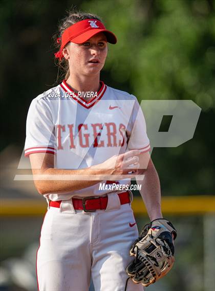 Thumbnail 1 in Katy vs. Kingwood (UIL Softball 6A Region 3 Final) photogallery.