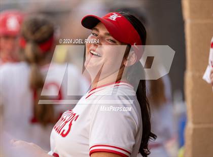 Thumbnail 3 in Katy vs. Kingwood (UIL Softball 6A Region 3 Final) photogallery.