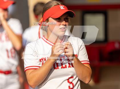 Thumbnail 3 in Katy vs. Kingwood (UIL Softball 6A Region 3 Final) photogallery.