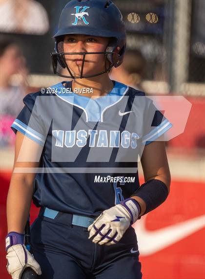 Thumbnail 3 in Katy vs. Kingwood (UIL Softball 6A Region 3 Final) photogallery.