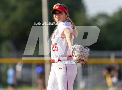 Thumbnail 3 in Katy vs. Kingwood (UIL Softball 6A Region 3 Final) photogallery.