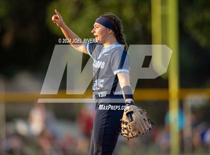 Thumbnail 3 in Katy vs. Kingwood (UIL Softball 6A Region 3 Final) photogallery.