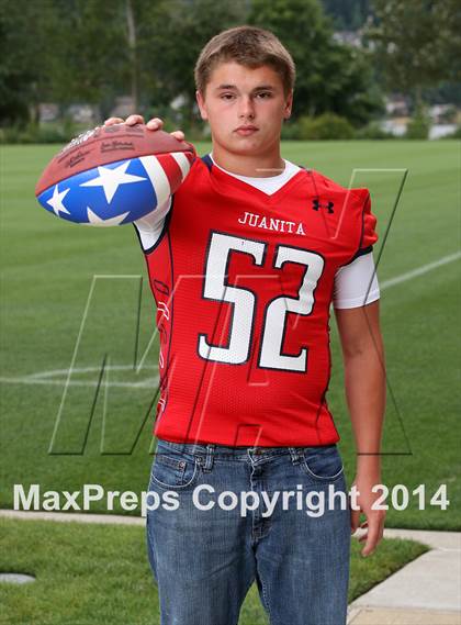 Thumbnail 3 in Juanita (USA Football/MaxPreps Media Day Event) photogallery.