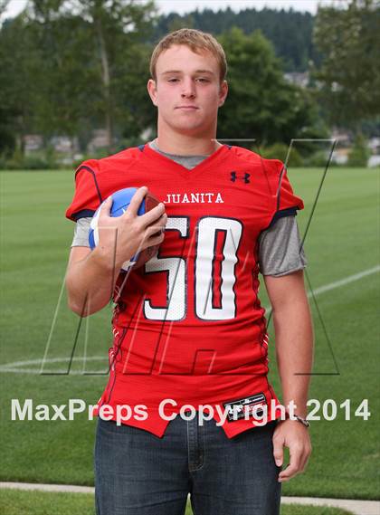 Thumbnail 1 in Juanita (USA Football/MaxPreps Media Day Event) photogallery.