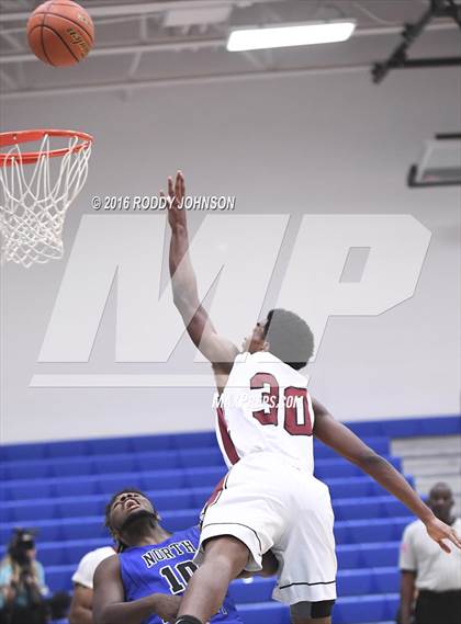 Thumbnail 3 in North Crowley vs. Pearland (McDonald's Texas Invitational)  photogallery.