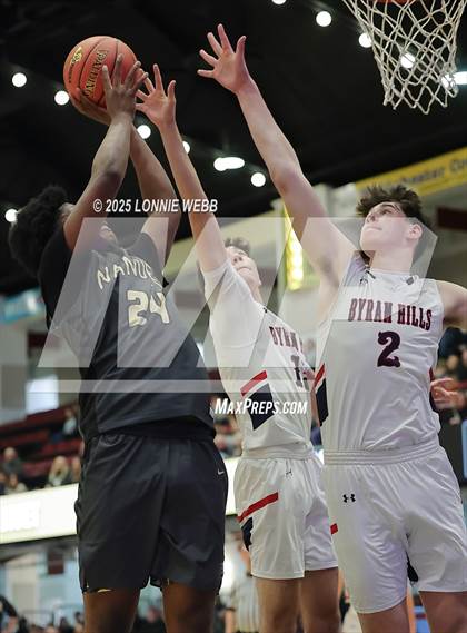 Thumbnail 3 in Byram Hills vs. Nanuet (NYSPHSAA Section 1 Class A Semifinal photogallery.
