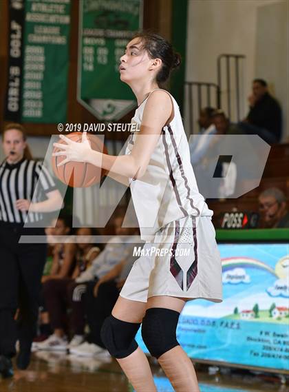 Thumbnail 3 in Bishop's vs. Mark Keppel (St. Mary's Stockton MLK Showcase) photogallery.