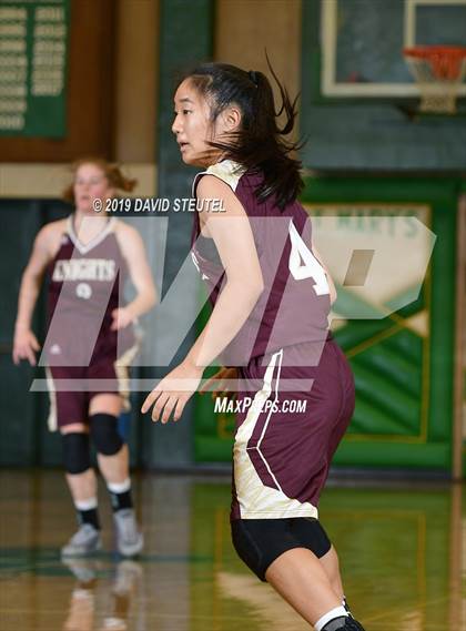 Thumbnail 1 in Bishop's vs. Mark Keppel (St. Mary's Stockton MLK Showcase) photogallery.