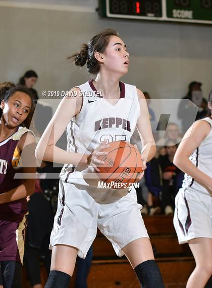 Thumbnail 3 in Bishop's vs. Mark Keppel (St. Mary's Stockton MLK Showcase) photogallery.