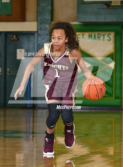 Thumbnail 1 in Bishop's vs. Mark Keppel (St. Mary's Stockton MLK Showcase) photogallery.