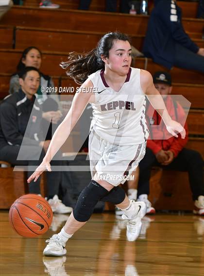 Thumbnail 1 in Bishop's vs. Mark Keppel (St. Mary's Stockton MLK Showcase) photogallery.