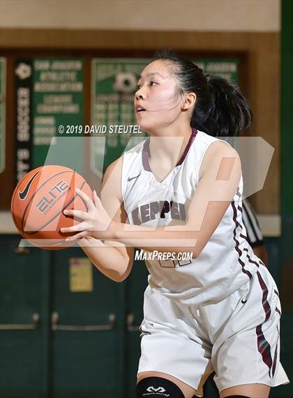Thumbnail 3 in Bishop's vs. Mark Keppel (St. Mary's Stockton MLK Showcase) photogallery.