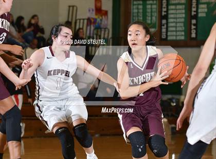 Thumbnail 2 in Bishop's vs. Mark Keppel (St. Mary's Stockton MLK Showcase) photogallery.