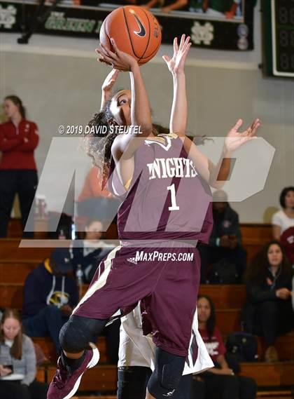 Thumbnail 2 in Bishop's vs. Mark Keppel (St. Mary's Stockton MLK Showcase) photogallery.