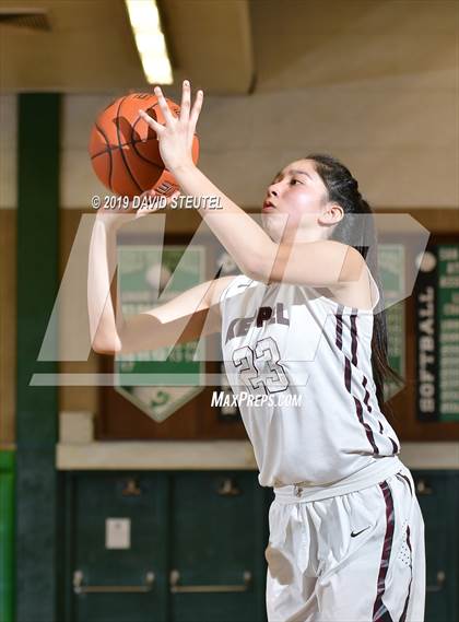 Thumbnail 3 in Bishop's vs. Mark Keppel (St. Mary's Stockton MLK Showcase) photogallery.