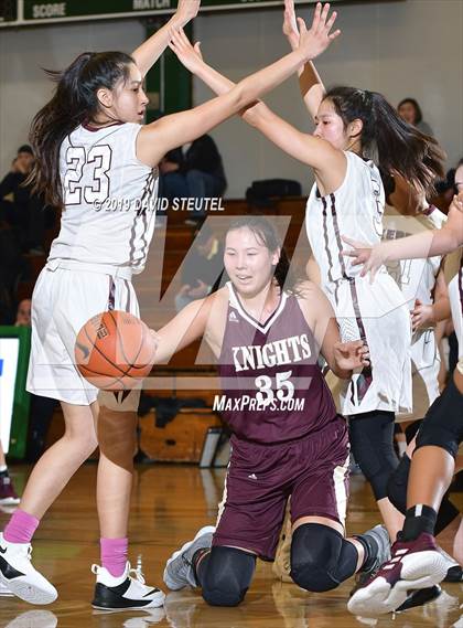 Thumbnail 2 in Bishop's vs. Mark Keppel (St. Mary's Stockton MLK Showcase) photogallery.