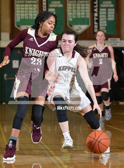 Thumbnail 2 in Bishop's vs. Mark Keppel (St. Mary's Stockton MLK Showcase) photogallery.