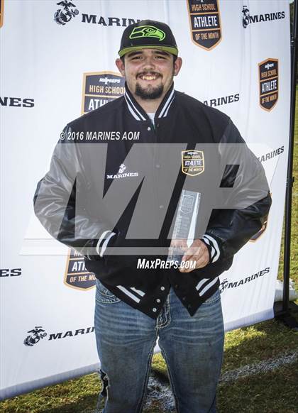 Thumbnail 1 in Marines H.S. Male Athlete of the Month - Billy Kauffman photogallery.