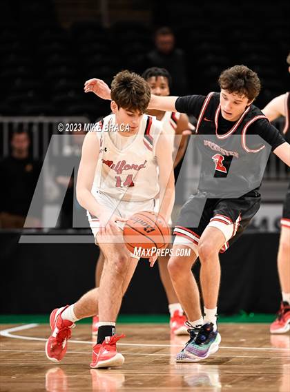 Thumbnail 3 in Winchester vs Milford ( Andrew James Lawson Foundation Invitational at TD Garden) photogallery.