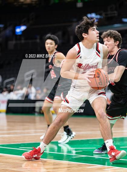 Thumbnail 2 in Winchester vs Milford ( Andrew James Lawson Foundation Invitational at TD Garden) photogallery.