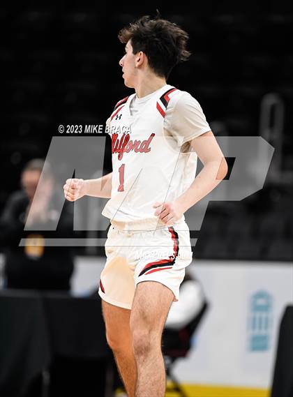 Thumbnail 2 in Winchester vs Milford ( Andrew James Lawson Foundation Invitational at TD Garden) photogallery.
