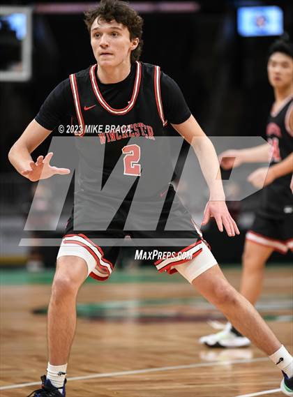 Thumbnail 2 in Winchester vs Milford ( Andrew James Lawson Foundation Invitational at TD Garden) photogallery.