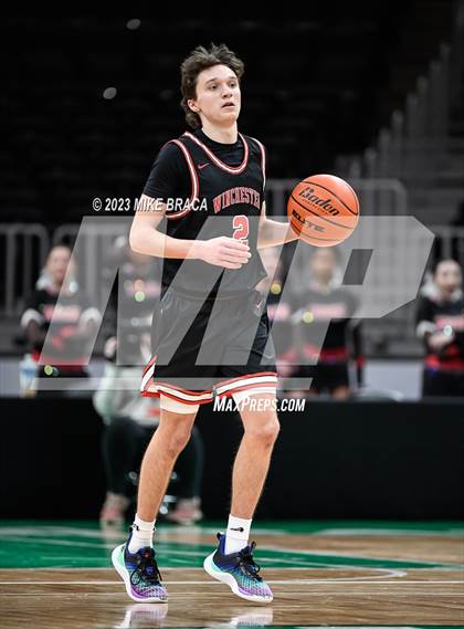 Thumbnail 1 in Winchester vs Milford ( Andrew James Lawson Foundation Invitational at TD Garden) photogallery.