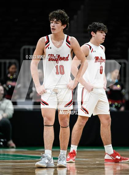 Thumbnail 2 in Winchester vs Milford ( Andrew James Lawson Foundation Invitational at TD Garden) photogallery.