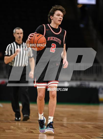 Thumbnail 1 in Winchester vs Milford ( Andrew James Lawson Foundation Invitational at TD Garden) photogallery.