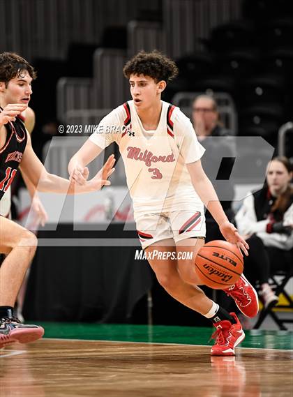 Thumbnail 3 in Winchester vs Milford ( Andrew James Lawson Foundation Invitational at TD Garden) photogallery.