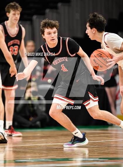 Thumbnail 3 in Winchester vs Milford ( Andrew James Lawson Foundation Invitational at TD Garden) photogallery.