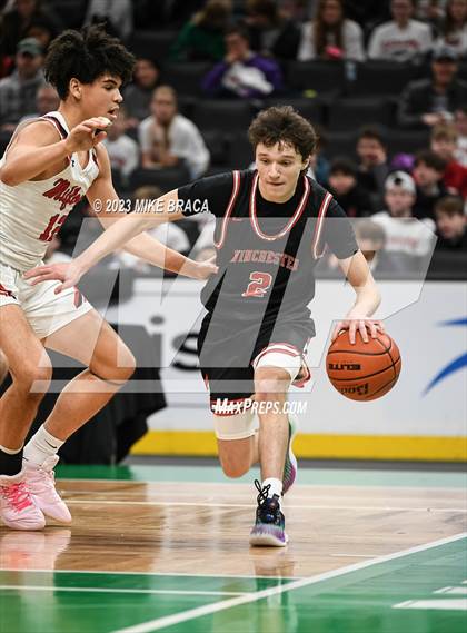 Thumbnail 3 in Winchester vs Milford ( Andrew James Lawson Foundation Invitational at TD Garden) photogallery.