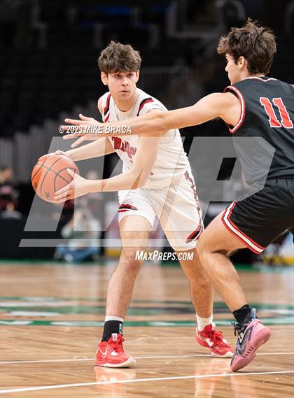 Thumbnail 1 in Winchester vs Milford ( Andrew James Lawson Foundation Invitational at TD Garden) photogallery.