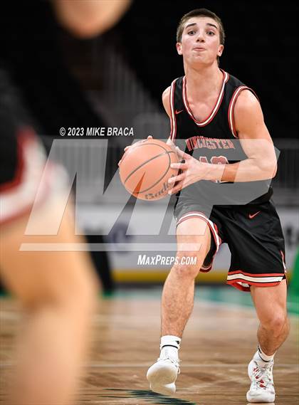 Thumbnail 1 in Winchester vs Milford ( Andrew James Lawson Foundation Invitational at TD Garden) photogallery.