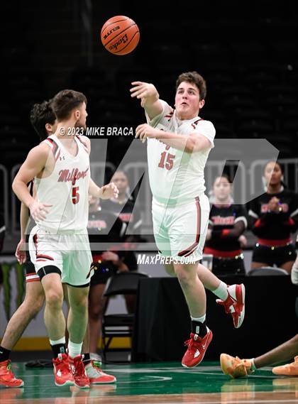 Thumbnail 1 in Winchester vs Milford ( Andrew James Lawson Foundation Invitational at TD Garden) photogallery.