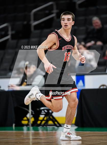 Thumbnail 3 in Winchester vs Milford ( Andrew James Lawson Foundation Invitational at TD Garden) photogallery.