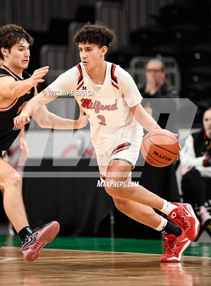 Thumbnail 1 in Winchester vs Milford ( Andrew James Lawson Foundation Invitational at TD Garden) photogallery.