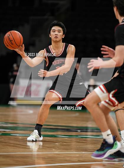 Thumbnail 3 in Winchester vs Milford ( Andrew James Lawson Foundation Invitational at TD Garden) photogallery.