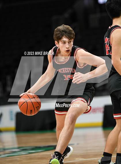 Thumbnail 3 in Winchester vs Milford ( Andrew James Lawson Foundation Invitational at TD Garden) photogallery.