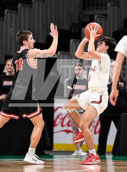 Thumbnail 2 in Winchester vs Milford ( Andrew James Lawson Foundation Invitational at TD Garden) photogallery.
