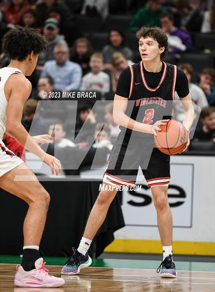 Thumbnail 1 in Winchester vs Milford ( Andrew James Lawson Foundation Invitational at TD Garden) photogallery.