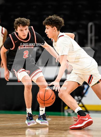Thumbnail 1 in Winchester vs Milford ( Andrew James Lawson Foundation Invitational at TD Garden) photogallery.