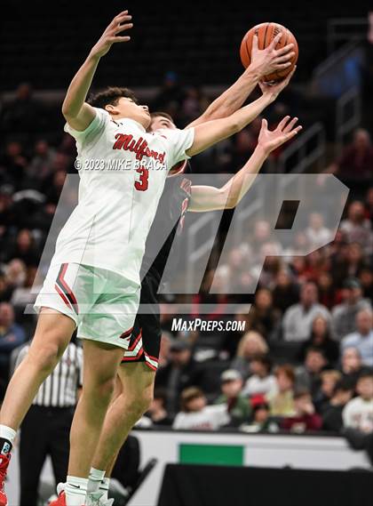 Thumbnail 2 in Winchester vs Milford ( Andrew James Lawson Foundation Invitational at TD Garden) photogallery.