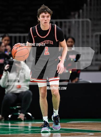 Thumbnail 2 in Winchester vs Milford ( Andrew James Lawson Foundation Invitational at TD Garden) photogallery.