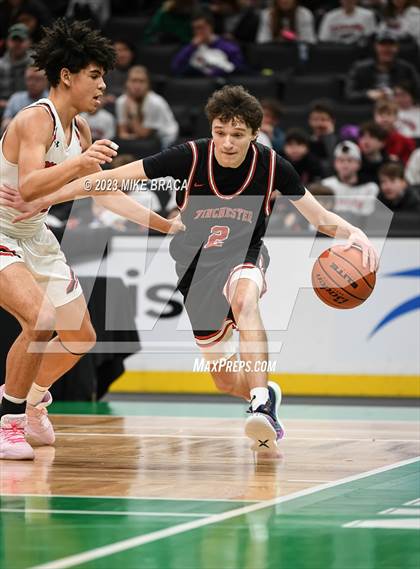 Thumbnail 2 in Winchester vs Milford ( Andrew James Lawson Foundation Invitational at TD Garden) photogallery.