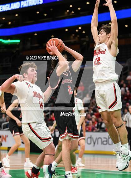 Thumbnail 1 in Winchester vs Milford ( Andrew James Lawson Foundation Invitational at TD Garden) photogallery.