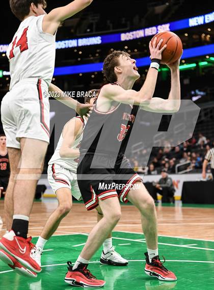 Thumbnail 3 in Winchester vs Milford ( Andrew James Lawson Foundation Invitational at TD Garden) photogallery.