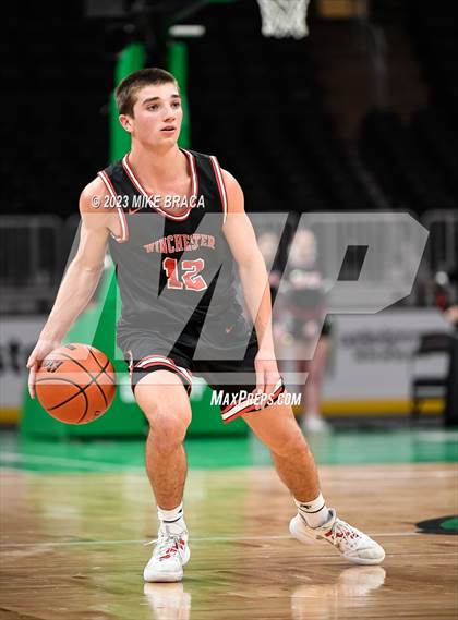 Thumbnail 1 in Winchester vs Milford ( Andrew James Lawson Foundation Invitational at TD Garden) photogallery.