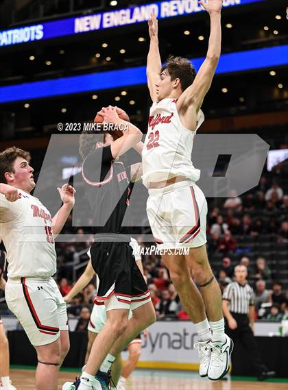 Thumbnail 2 in Winchester vs Milford ( Andrew James Lawson Foundation Invitational at TD Garden) photogallery.