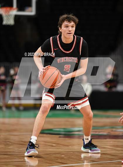 Thumbnail 3 in Winchester vs Milford ( Andrew James Lawson Foundation Invitational at TD Garden) photogallery.